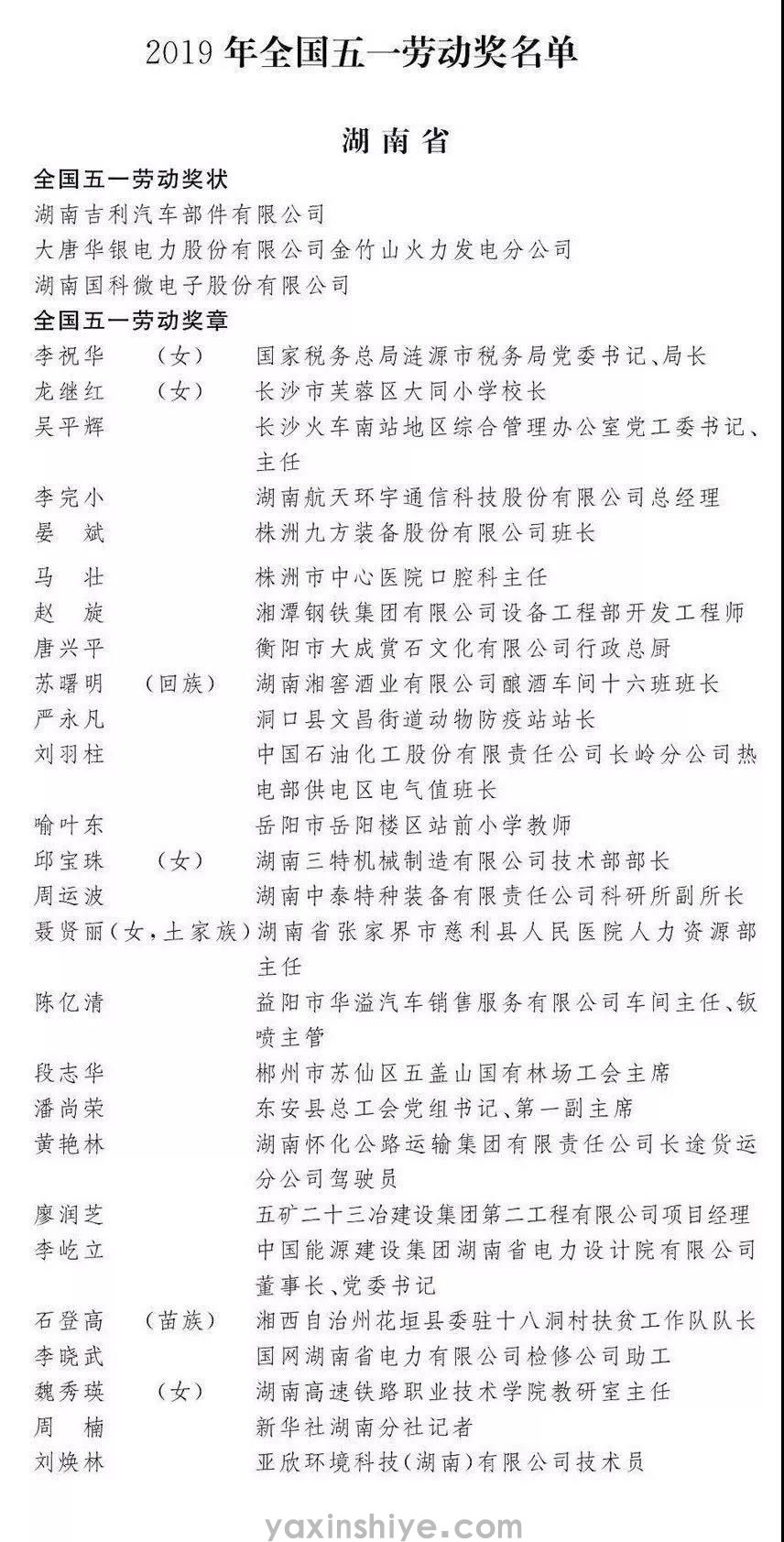 喜讯丨必发集团刘焕林荣获“2019年全国五一劳动焦芈” (图1)